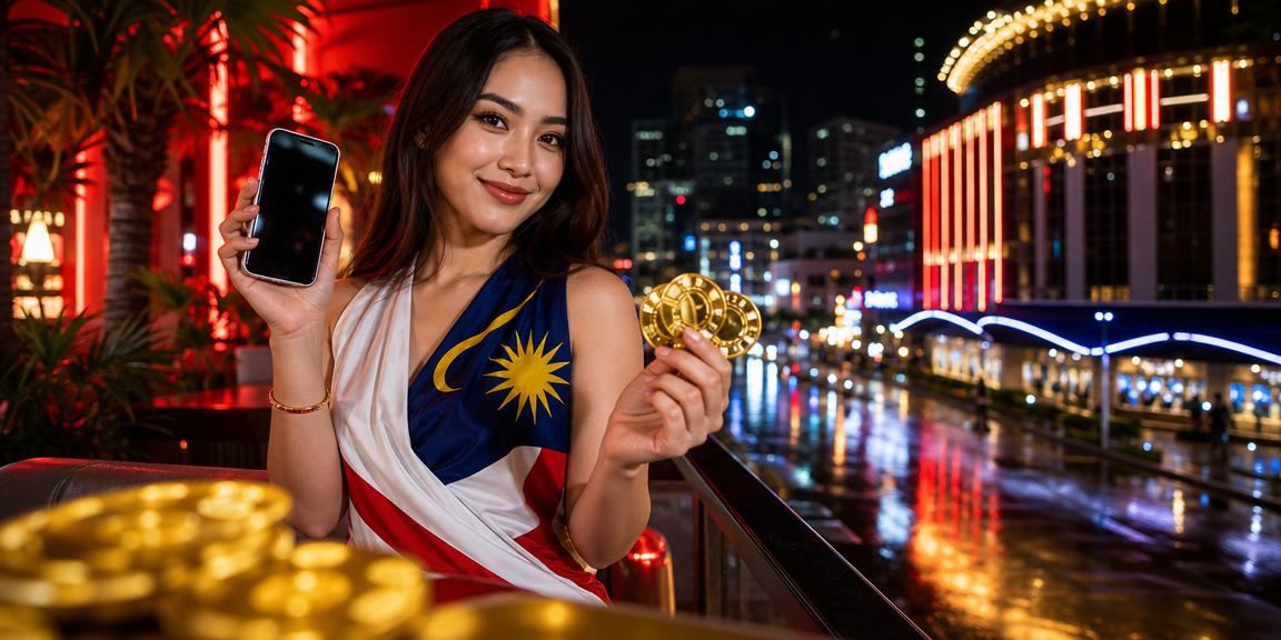 Pengguna Johor Bahru mengakses kasino mudah alih melalui telefon pintar